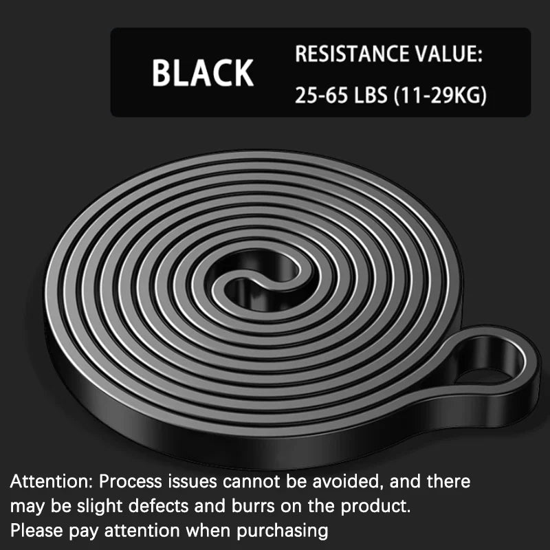 Black 65lbs Resistance Band
