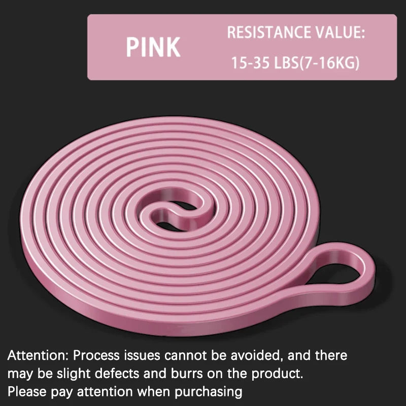 Pink 35lbs Resistance Band